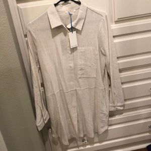 Tea n Rose Cream Long Jacket